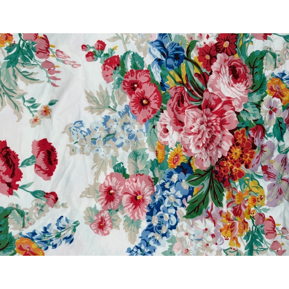 Ralph Lauren Southampton Beach House King FITTED Sheet Vintage Floral Cottage